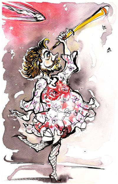 Le Grand Macabre - illustration to comic opera by György Ligeti by Neale Osborne